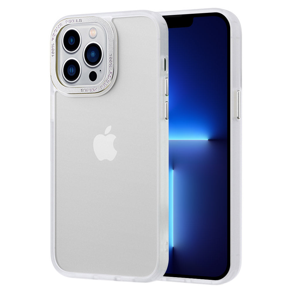 For iPhone 13 Pro Skin-touch Translucent Matte PC TPU Anti-drop Case Metal Camera Frame Phone Cover For iPhone 13 Pro Skin-touch Translucent Matte PC TPU Anti-drop Case Metal Camera Frame Phone Cover
